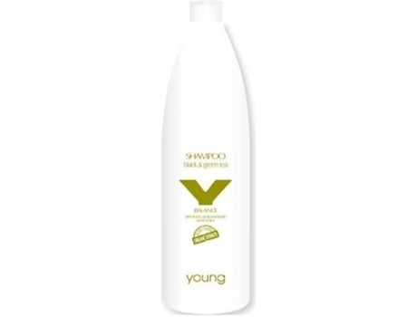Champô Líquido YOUNG Balance Black & Green Tea (1000 ml)