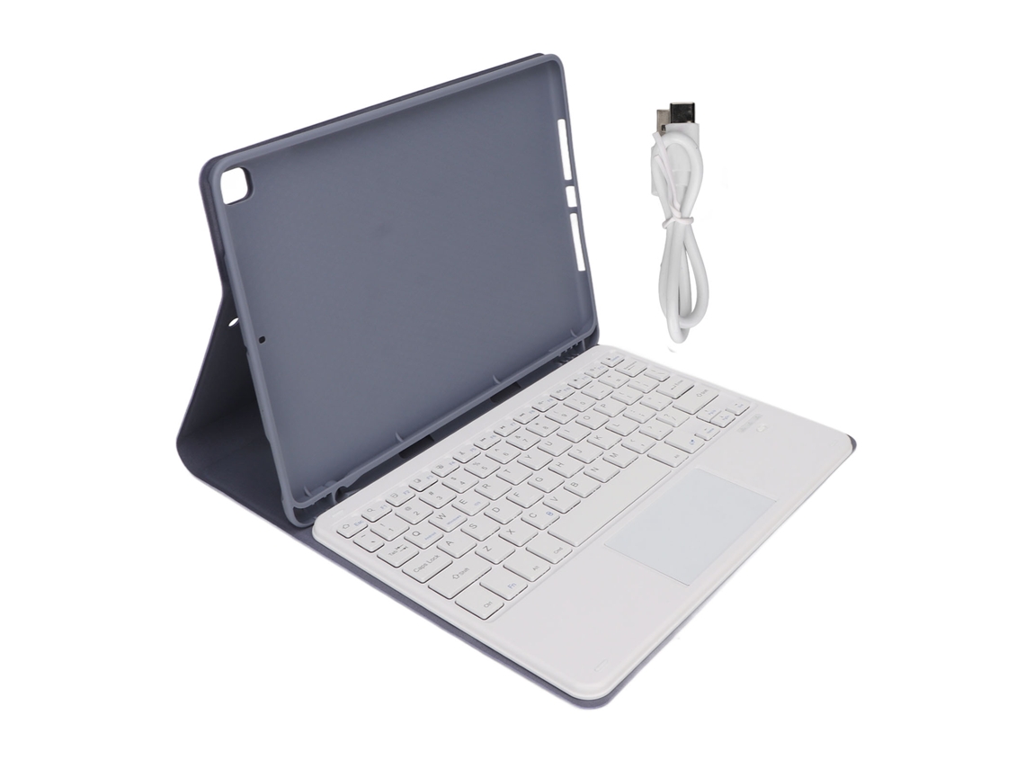 Capa De Teclado Bluetooth Sem Fio (com Touchpad E Suporte Para Caneta)