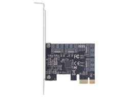 Placa Adaptadora Pcie 3.0 X1 Para 4 Portas Sata3 Placa Controladora Pcie X1 De Alta Velocidade