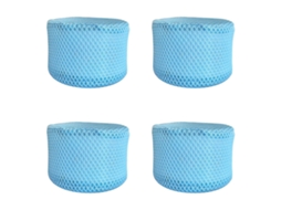 Conjunto de 4 redes BRILVIBERA para proteção de roupas, com zíper, para lavagem delicada
