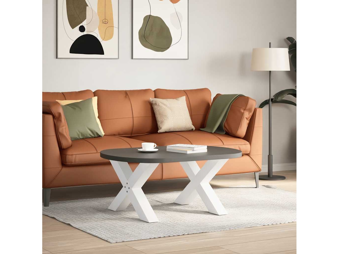 Pernas Mesa Centro 2 Pcs Em Forma De X 70x Cm Aço Branco Wsd61131 Lovely Home (42 43)