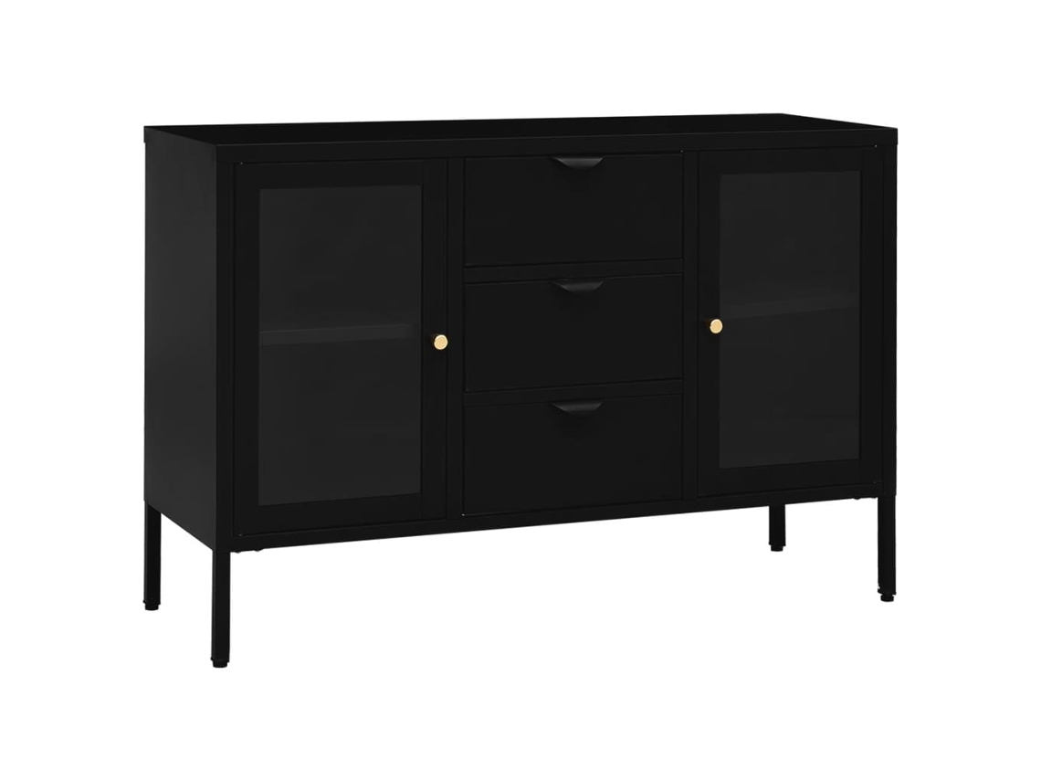 Sideboard, Sideboards Vidaxl Preto Aço (n/a)