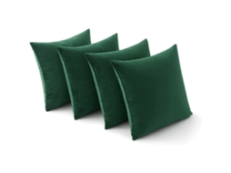Fronha 50X50 Cm Conjunto de 4 Fronhas com Fecho