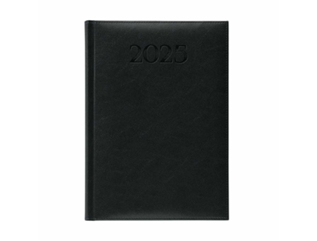Agenda Diária A5 2025 PAPIRO Madrid Preto A21