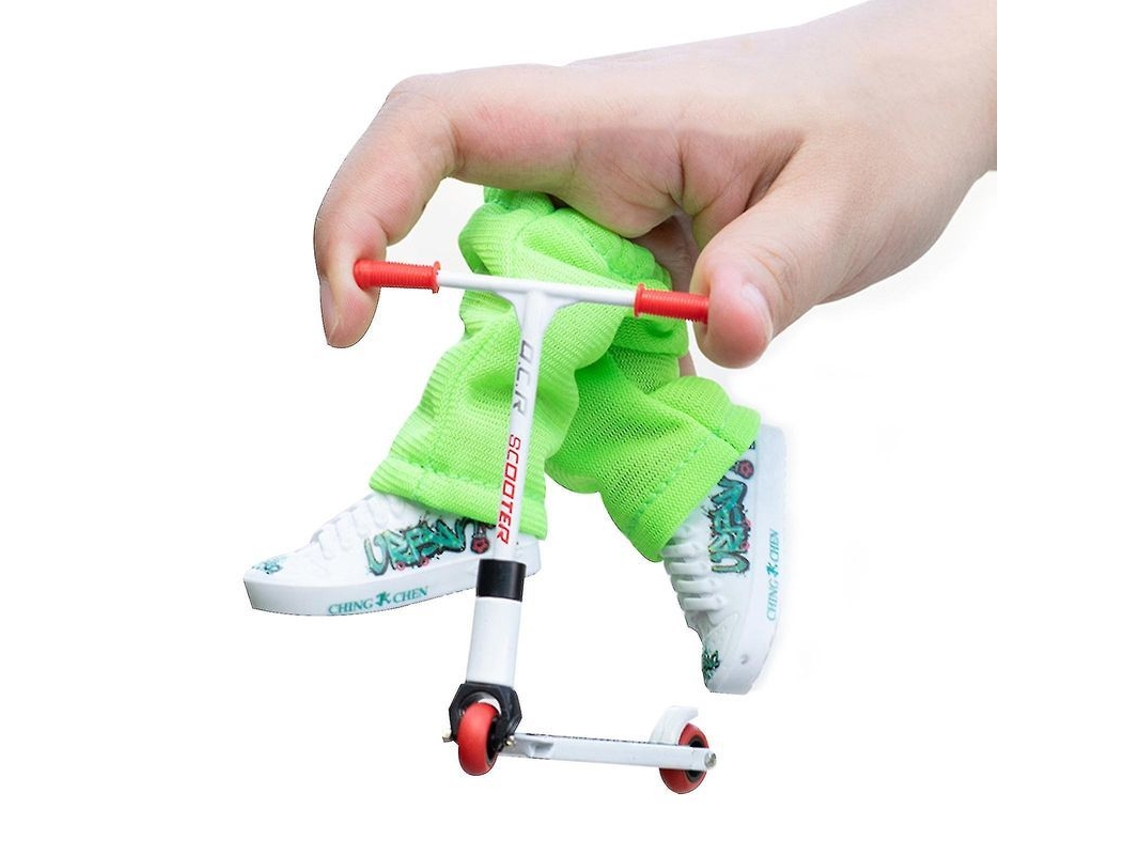 2026 mini Patinete de Juguete para Dedos 2023 Con Pantalones Y Zapatos para Dedos, Regalo para Fiestas, Deporte, Aleación