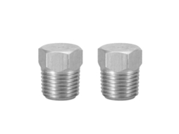Plug Rosca Externa Aço Inoxidável Hexagonal | S/MARCA