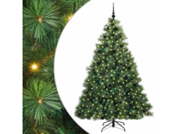Conjunto 1 Decoração Sazonal Vidaxl Verde Plástico (210 Cm)
