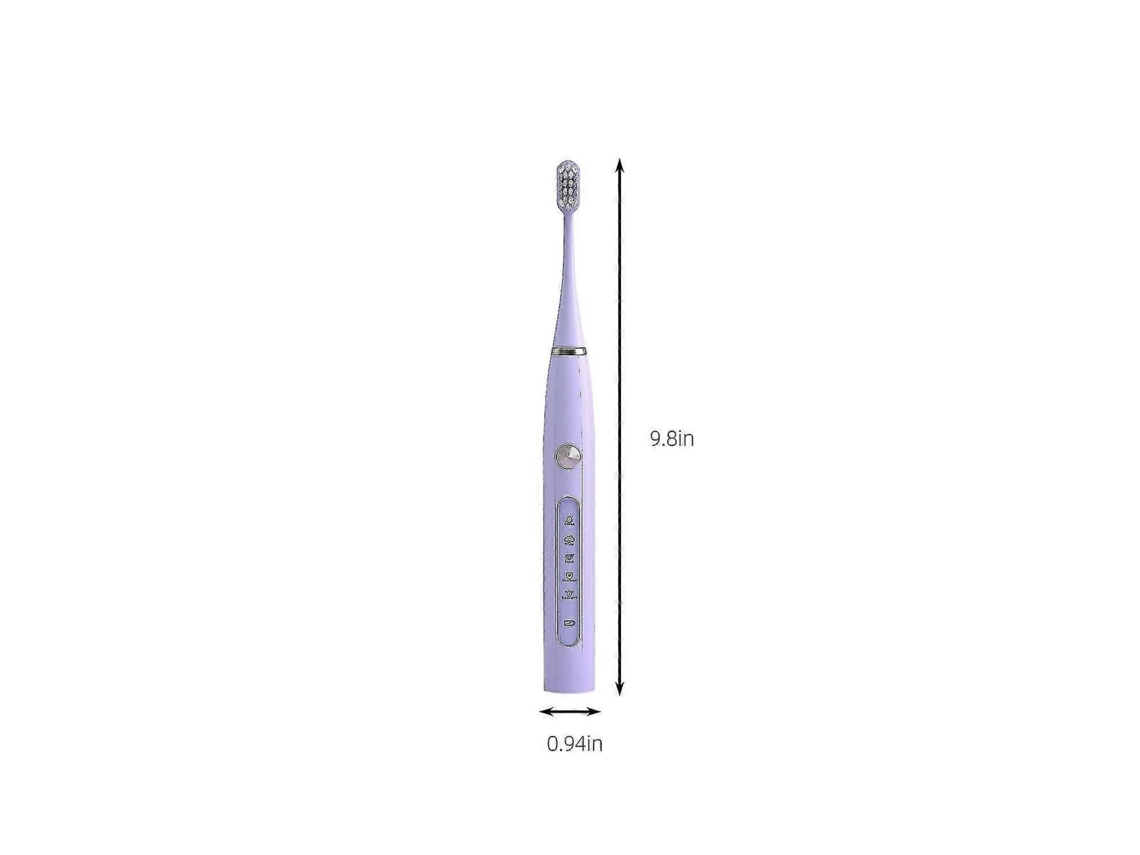 Escova De Dentes Elétrica, Escova De Dentes Elétrica Com 4 Cabeças De Escova, Escova De Dentes Elétrica Inteligente Com Temporizador De 5 Velocidades