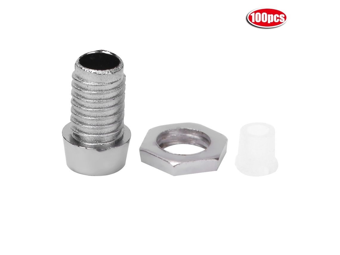 Suportes Para Led 3mm 100pcs Sunflare (plástico Com Bezel Cromado)