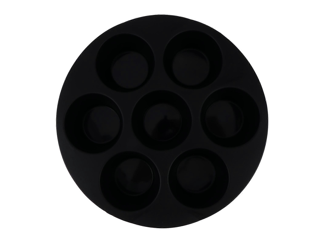 Formas de silicone para muffins e cupcakes, reutilizáveis ​​e fáceis de limpar, ideais para fritadeiras elétricas.