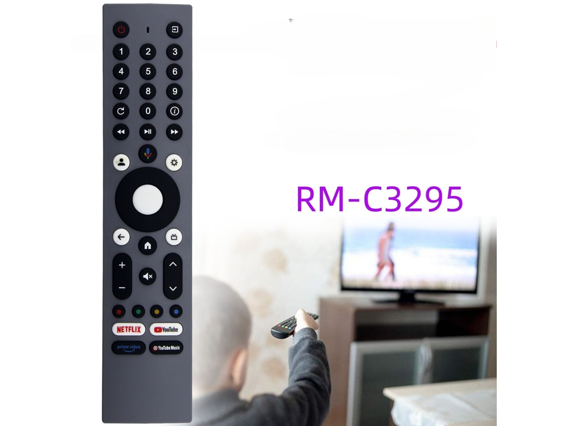 Comando de Tv para Tv Lcd Jvc Rm c3295 com Voz XIAOMOYU