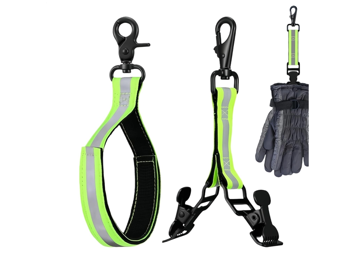 Suporte Para Luvas 7,48 2 Suportes Para Luvas Alças – Cinto Refletor Para O Polegar Com