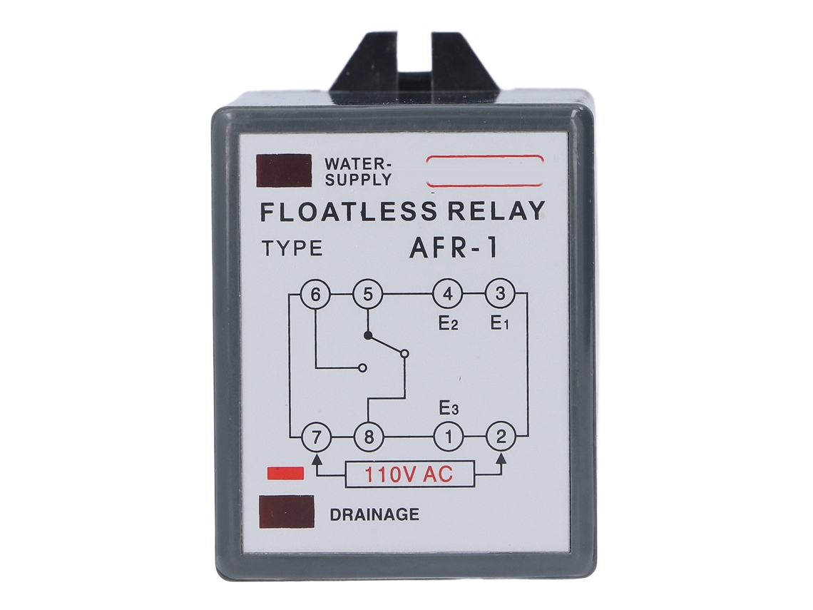 YURU controlador de nível de líquido sem flutuador AFR 1 water level relay switch AC 110V alta capacidade