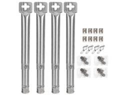 Tubos Queimadores Ajustáveis LAXISCREED 4pcs Inox