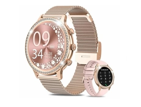 Smartwatch Timovo (android E Ios Ouro Rosa)