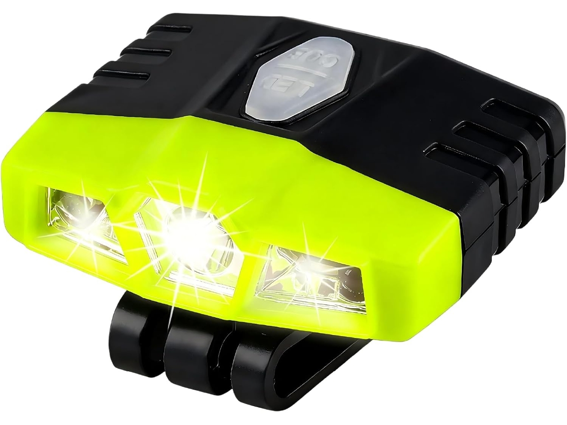 Luz De Boné Led Recarregável Com Clipe, À Prova D'água, Para Uso Externo Com As Mãos Livres (verde)