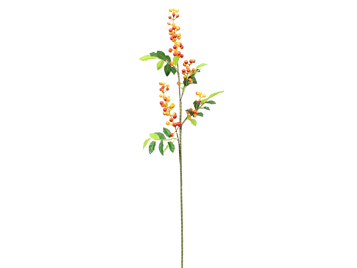 Frutos de Espuma Artificial Três Ramas Laranja para Decoração LAXISCREED