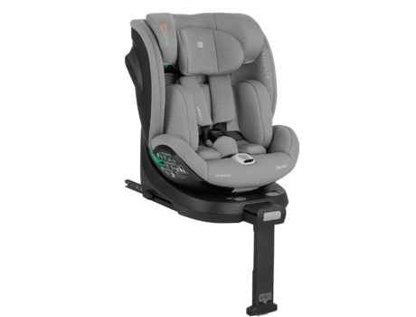 Cadeira auto KIKKA BOO 40-150 cm i-Twist i-SIZE Cinzento claro