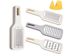 Conjunto De 3 Fatiadores Queijo E Raladores Limão, Em Aço Inoxidável 304. Aquaforge