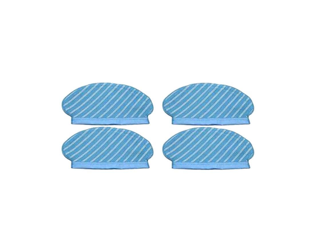 Conjunto de panos de limpeza para esfregões, 4 unidades, para Ecovacs Deebot Ozmo 920 950, peças de aspirador de pó