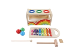 Ats brinquedo de Xilofone com Martelo e Bolas Educatsivo de Madeira para Meninos Meninas Garotos Garotas