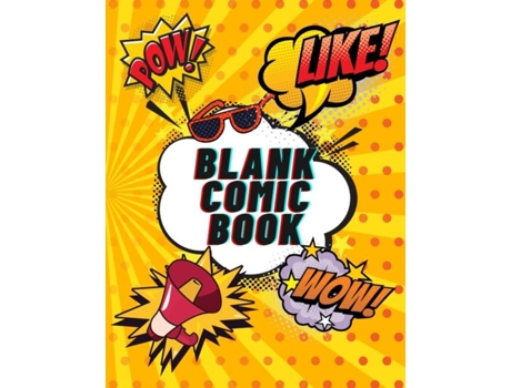 Livro Blank Comic Book Create Your Own Comics For KIDS and ADULTS 120 pages, Large Big 8.5quot x 11quot de GandE Kids Publishing (Inglês)