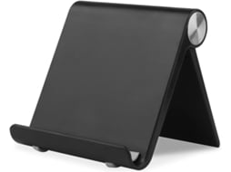 Suporte para Celular, de Mesa, Portátil Dobrável e Ajustável (1ph, Preto AQUAFORGE