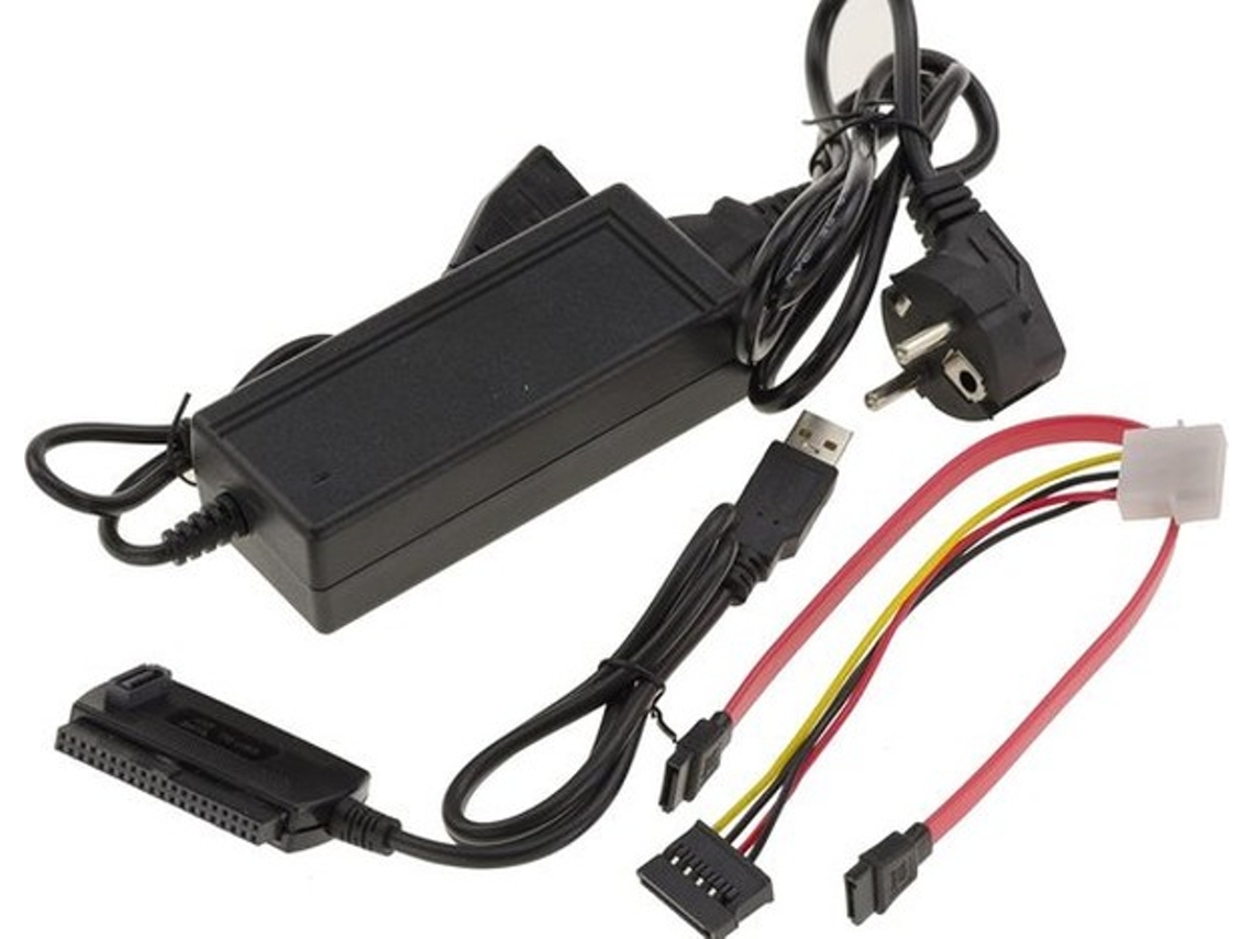 Conversor Usb Para Discos Rígidos Ide E Sata E Unidades Ópticas