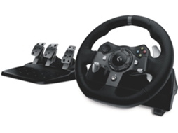 Volante + Pedais LOGITECH G920 (Xbox One - Preto)