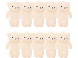 10 Mini Ursos De Pelúcia, Pequenos Pelúcia Macios, Brinquedos Para