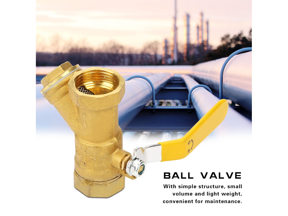 Válvula De Esfera Brass Y-type Laxiscreed Para Água, Óleo E Gás De Alta Durabilidade