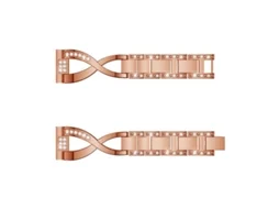 Bracelete Huawei Watch 3 Pulseira aço diamond Rose Gold