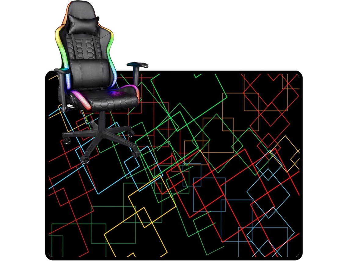 Tapete Cadeira Protetor Piso Gamer Antiderrapante Computador Gamer, Rígido Cadeiras