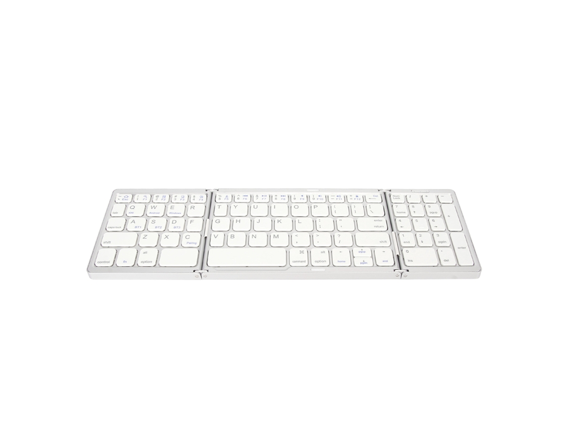 KOFIHETY Teclado Sem Fio Inovador, Dispositivo Bluetooth Triplo Oculto Para Portabilidade Incomparável