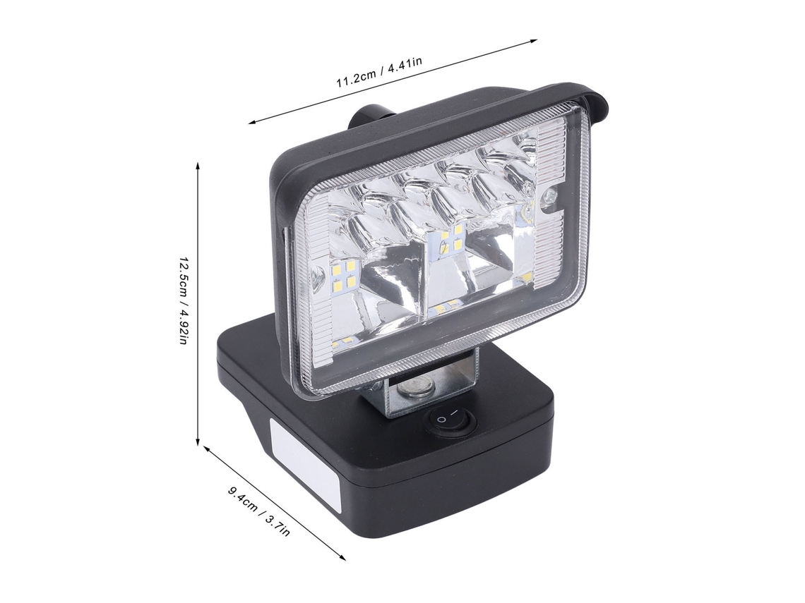 Laxiscreed Lanterna Led De Trabalho Para Exterior 1200 Lumens, Liga De Zinco