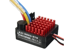 Controlador Velocidade Flyueace 6860 Brushed Esc 60a À Prova D'água C/ Bec P/ Veículos Rc Carros Barcos Tanques Modelos Peças MDUG