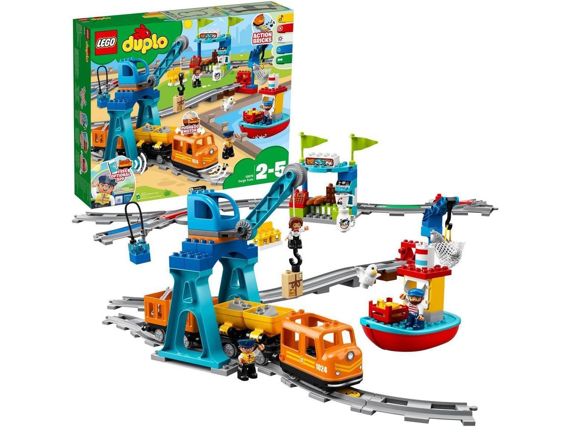 LEGO DUPLO: 10875 Comboio de Mercadorias 2 a 5 anos (105 peças)