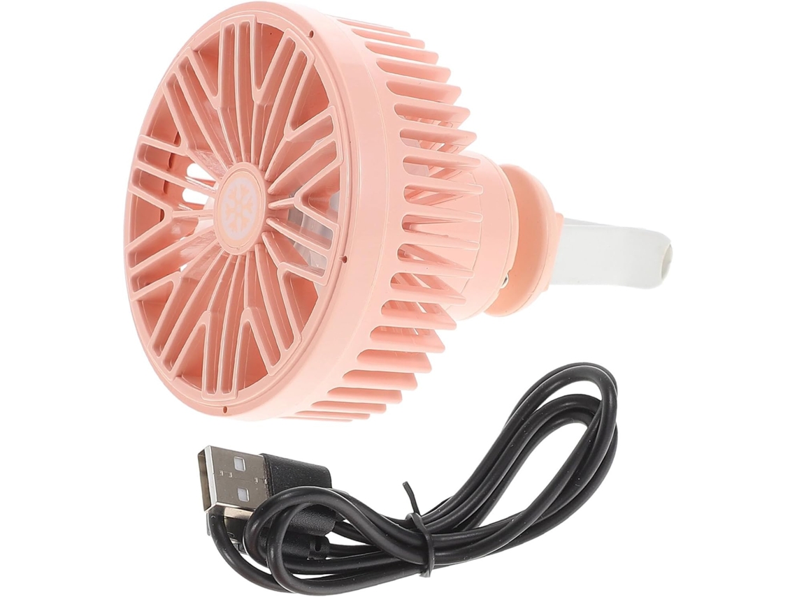 Ventilador Portátil Para Saída De Ar Do Carro, Compacto Em Abs,