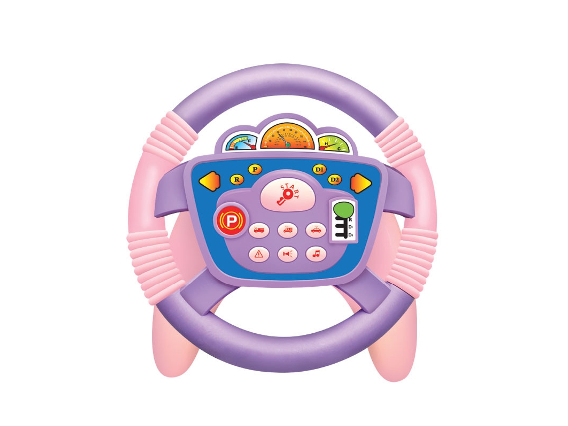 Volante Brinquedo EIFSON com Base em U para Simulação de Condução (roxo)