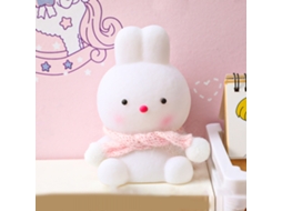 Rebe-lâmpada De Noite Led Ins Linda Coelho Com Cachecol Rosa Para Quarto Mesa Ornamento Lar