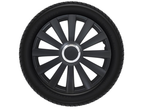 Conjunto de capas de rodas - 14 polegadas - Spyder Black