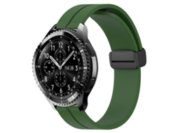 Pulseira De Silicone Com Fecho Magnético De Cor Sólida De 22 Mm Para Samsung Gear S3 Classic