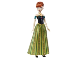 MATTEL Boneca Anna Cantora Disney Frozen a Rainha das Neves Versão Italiana Multicor