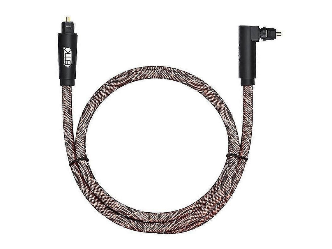 Lurelia Cabo Óptico De Áudio Toslink/spdif/90°/5.1 1 M