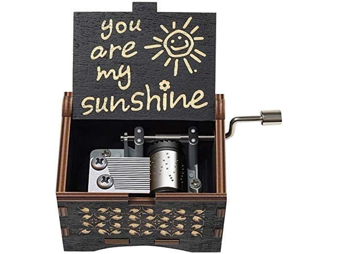 Você É Meu Raio De Sol Caixa De Música De Madeira Personalizada, Laser Aquaforge