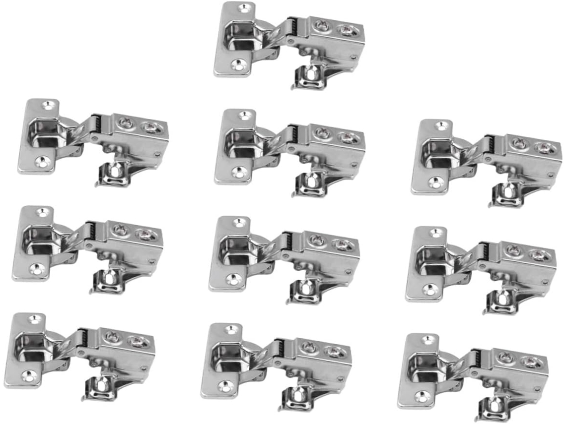 Conjunto De 10 Dobradiças Hidráulicas Aço Inoxidável Com