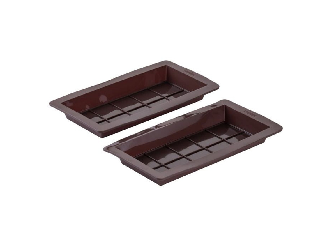 Duas Formas De Silicone Para Tabletas De Chocolate De Dubaí Zenker Special Creative