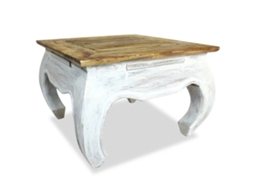 Vidaxl Mesa De Apoio Madeira De Mogno Maciça 50x50x35 Cm