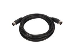 Cabo de Áudio Din HURRISE de 4 Pinos Cabo Din de 4 Pinos Cabo Adaptador de Som Din Macho para Macho