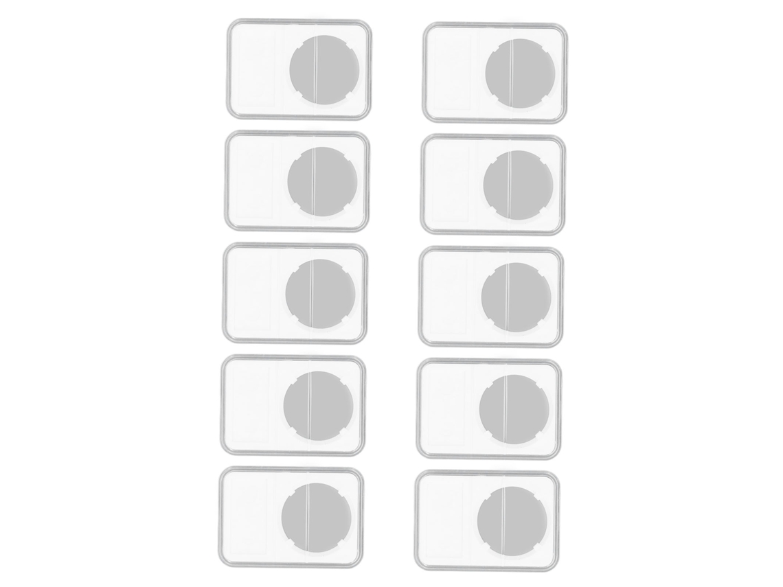Mali 10pcs Porta estojo de Exibição Multifuncional para Moedas de Prata Morgan Peace Ike 40mm